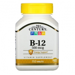 21st Century Витамин B-12 500 мкг 110 таб